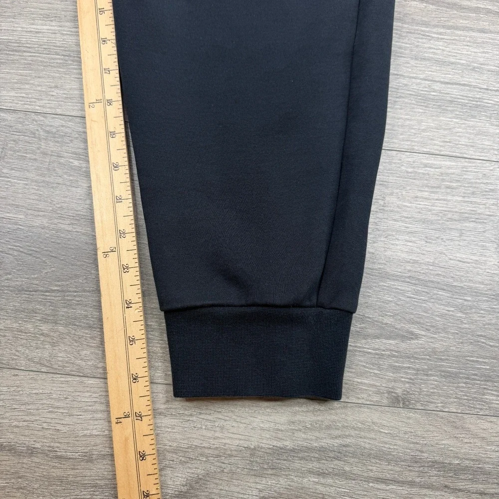 Nike Tech Fleece Joggers Mens Large Triple Black Swoosh Zip Pocket Sweatpants